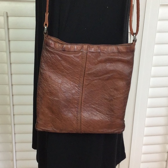 Vintage Spikes and Sparrow Leather Crossbody Bag Designed in Netherlands - Picture 4 of 10